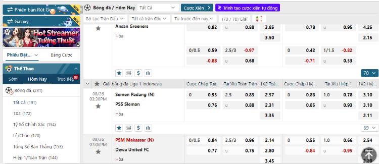 cá cược bóng đá tại w88